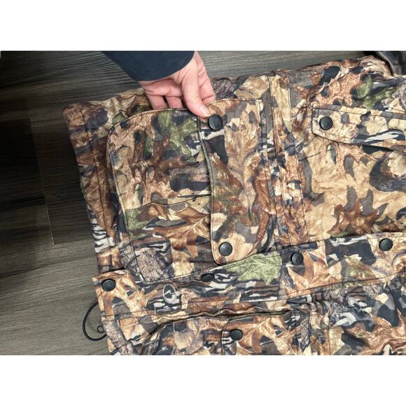 Mossy Oak concealment system jacket Men’s Medium outdoor hunting camo full zip - Picture 6 of 9
